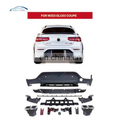 HOT SELLING BODY KIT FOR MERCEDES BENZ W253 GLC63 COUPE REAR BUMPER AUTO SPARE PARTS