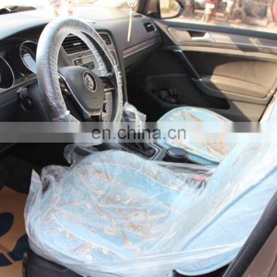 JZ  Disposable Transparent In Roll Plastic Seat Cover Protection