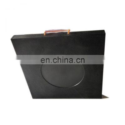 crane supporting plates uhmwpe outrigger block pads for boom truck
