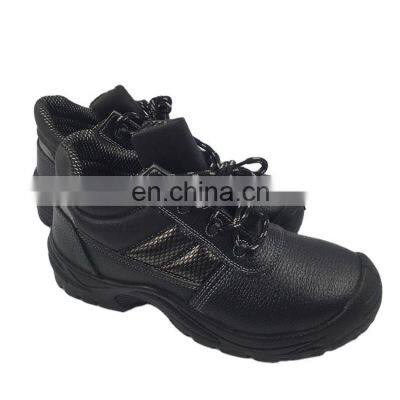 PU injection oil resistant industrial mens work boots manager safety men shoes genuine leather footwear