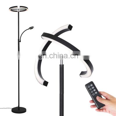 Modern Dimmable LED Uplight Lamp Decorative Changeable Corner Floor Lamps