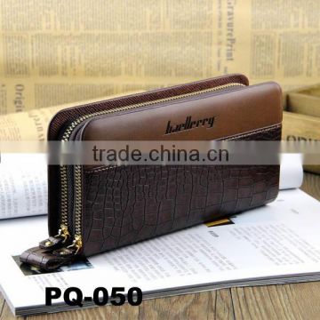 Zipper Purse Fashion Pu leather money clip wallet
