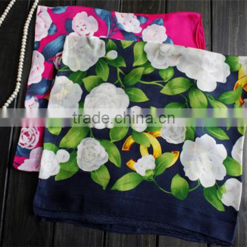 custom wholesale china scarf square neck silk scarf