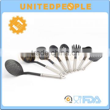 Stainless Steel Handle 6 Piece Nylon Cookware Set