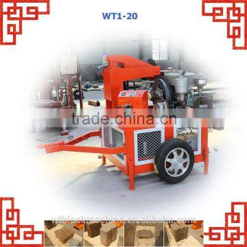 WT1-20 interlocking brick and block dimensions