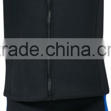 New Sleeveless custom neoprene swimsuit vest fabric jacket for sale