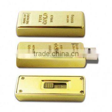 2014 new product wholesale gold bar usb flash drive free samples made in china
