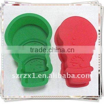 snowman silicon cake baking moulds for kitchenware