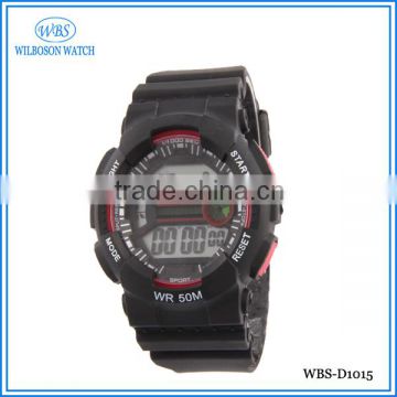 Shenzhen 50mm waterproof silicone wristband watch