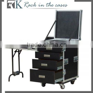 aluminum trolley case with drawer