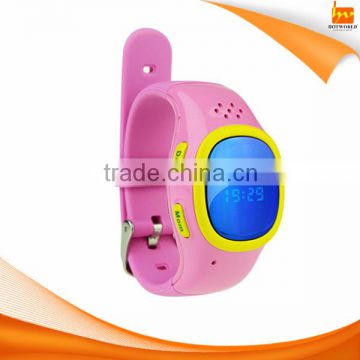 Latest GPS tracking wrist hand watch mobile phone for kids