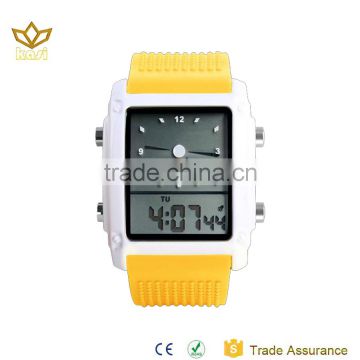 Factory price double time digital women watch 1086