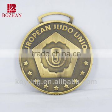 Custom logo sport medal keychain