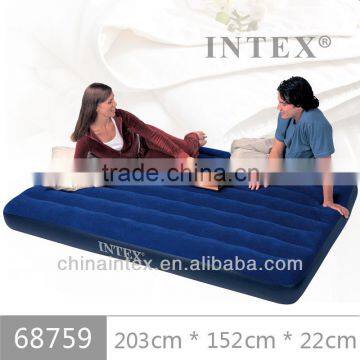 Intex inflatable bed corduroy air bed double plus size mattress 68759