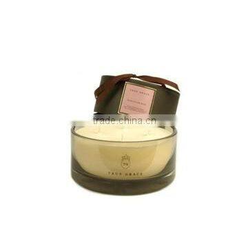3-Wicks Luxury Scented Soy Candle in glass with box