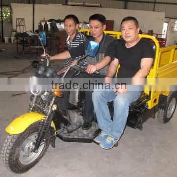 Sitting type cargo tricycle with 2 passenger seats