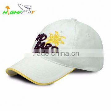 Wholesale cheap 100% cotton twill six panel baseball cap racing cap with embroidery logo at front