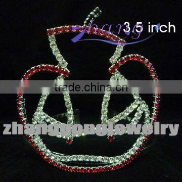 fashion colored rhinestone Halloween crown