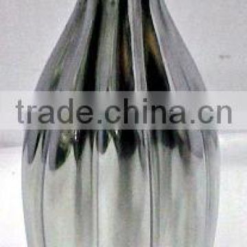 Aluminium Metal Flower Vase Shiny Finish