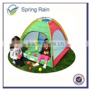 Fiber glass fabric polyester kid indoor play tent for sale