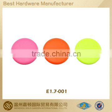 decorative snap button covers brass-made for Apparel, fashion designs customized