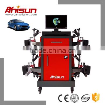 4 tyre wheel alignment equipment machine with turntables plate