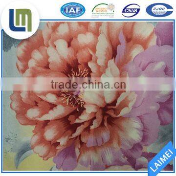 New design high quality flower pattern bedding fabric