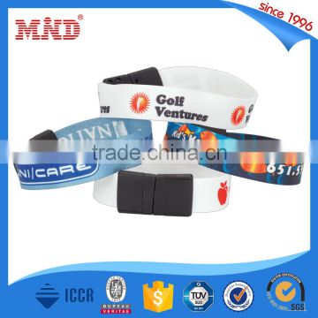 MDWW16 free Samples Cheap Custom Festival RFID Woven Fabric Wristband on Sale