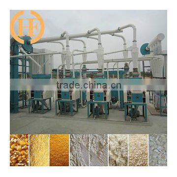 Complete maize flour mill machine/small corn flour mill machinery prices.