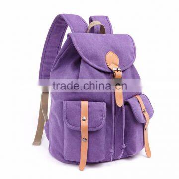 New leisure fashion quality school backpack bag 2016