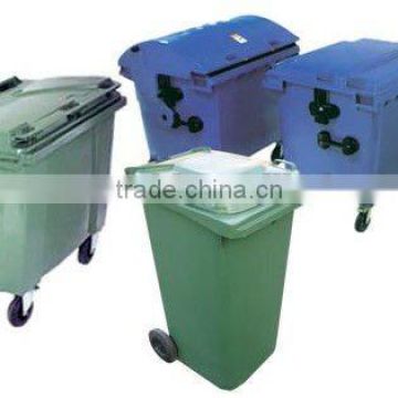supply outdoor plasitc trash can , UV resistance plastic trash can