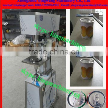 Paper and aluminum cans cover locking machine