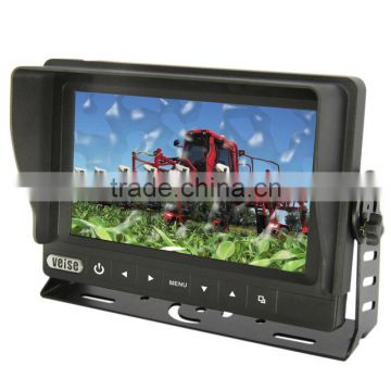 New 7 Inch Waterproof Rearview Monitor for outdoor long time working