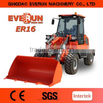 Qingdao Everun Er16 Construction Machinery Mini Wheel Loader for Sale