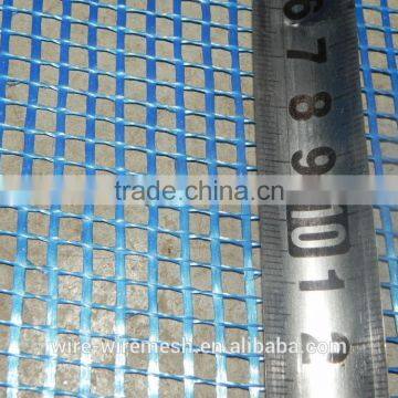 160g 4*4mm white alkali resistant logo printed fiberglass mesh