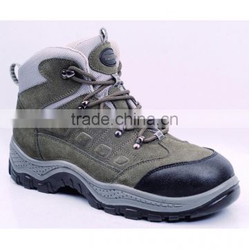 NMSAFETY simple design classic type middle cut Suede leather safety shoes