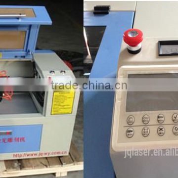 mini jq 4030 400mm 300mm CO2 laser cutting machine with CE cetification