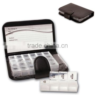 7 Day Weekly Pill Travel Medicine Box Dispenser Tablet Holder Organiser 7 Day Pill Wallet