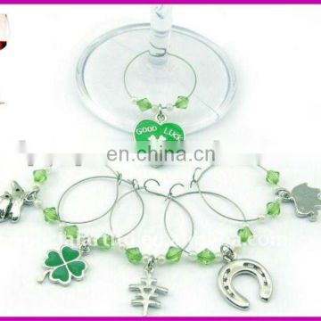 promotional fashion wine charms beautiful for various bottles