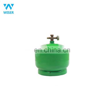 2kg lpg gas cylinder factory manufacturer butane bottle cooking tank for sale