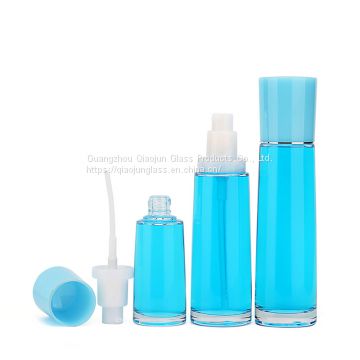 Latest New Design 50G Lotion Cosmetics Cream Glass Bottles Set And Jars