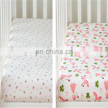 Waterproof Printed 100% Cotton Kids Cartoon Bed Sheet