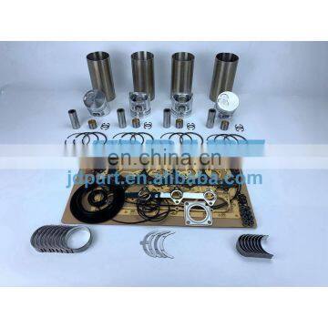 N844 Cylinder Overhaul Liner Kit With Engine Bearings Full Gasket Set Piston Rings Liner For Shibaura