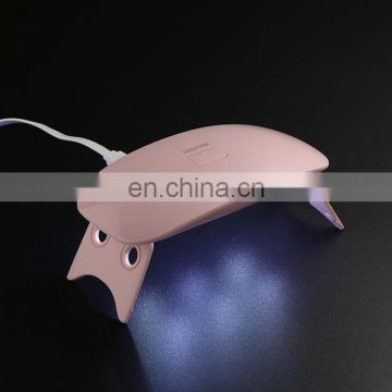 Professional nail supplier polish dryer 6w curing led uv nail lamp for salon