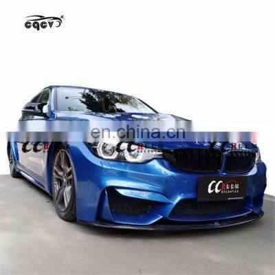 For Bmw F30 3 Series Tuning F80 M3 Bodykit Bumper Side Skirts Front Rear  Fenders Hood Wide Body Kit