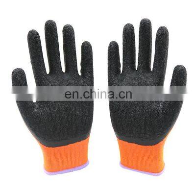 13 Gauge Polyester Shell Latex Coated Glove use in Construction