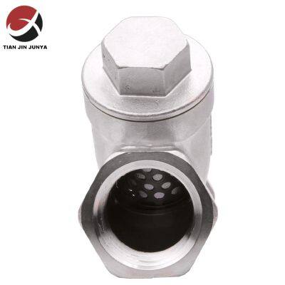 Y strainer stainless steel 304 316 plumbing fitting threaded for gas water oil steam Valve China manufacturer