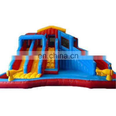 Good Quality Family Inflatable Water Slides,Inflatable Backyard Water Slide With a Pool for Sale