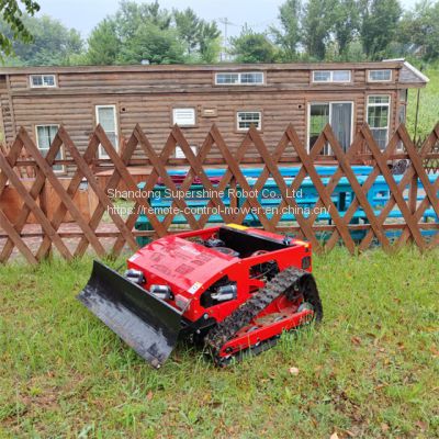 remote control tracked mower, China robot lawn mower with remote control price, remote control mower for slopes for sale