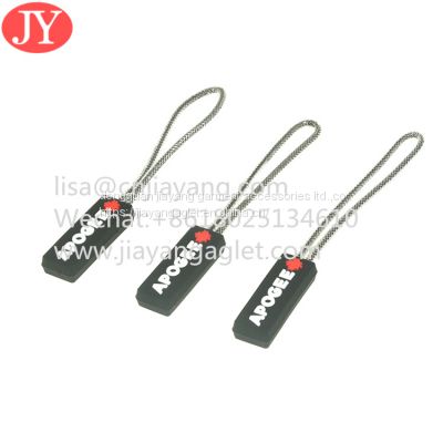 factory price rubber zipper puller luggage/sport bag slider zipper pull zipper tags